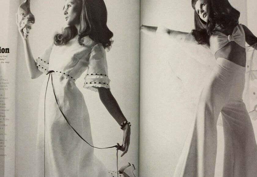 RAQUEL WELCH Jane Asher TERRY O'NEILL Guy Bourdin QUEEN magazine May 1968 Hippie