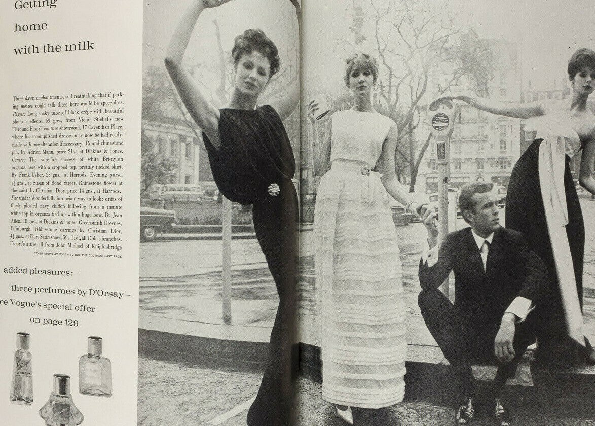 WILLIAM KLEIN David Hicks BAILEY Duffy  VOGUE magazine June 1961  Henry Moore HK