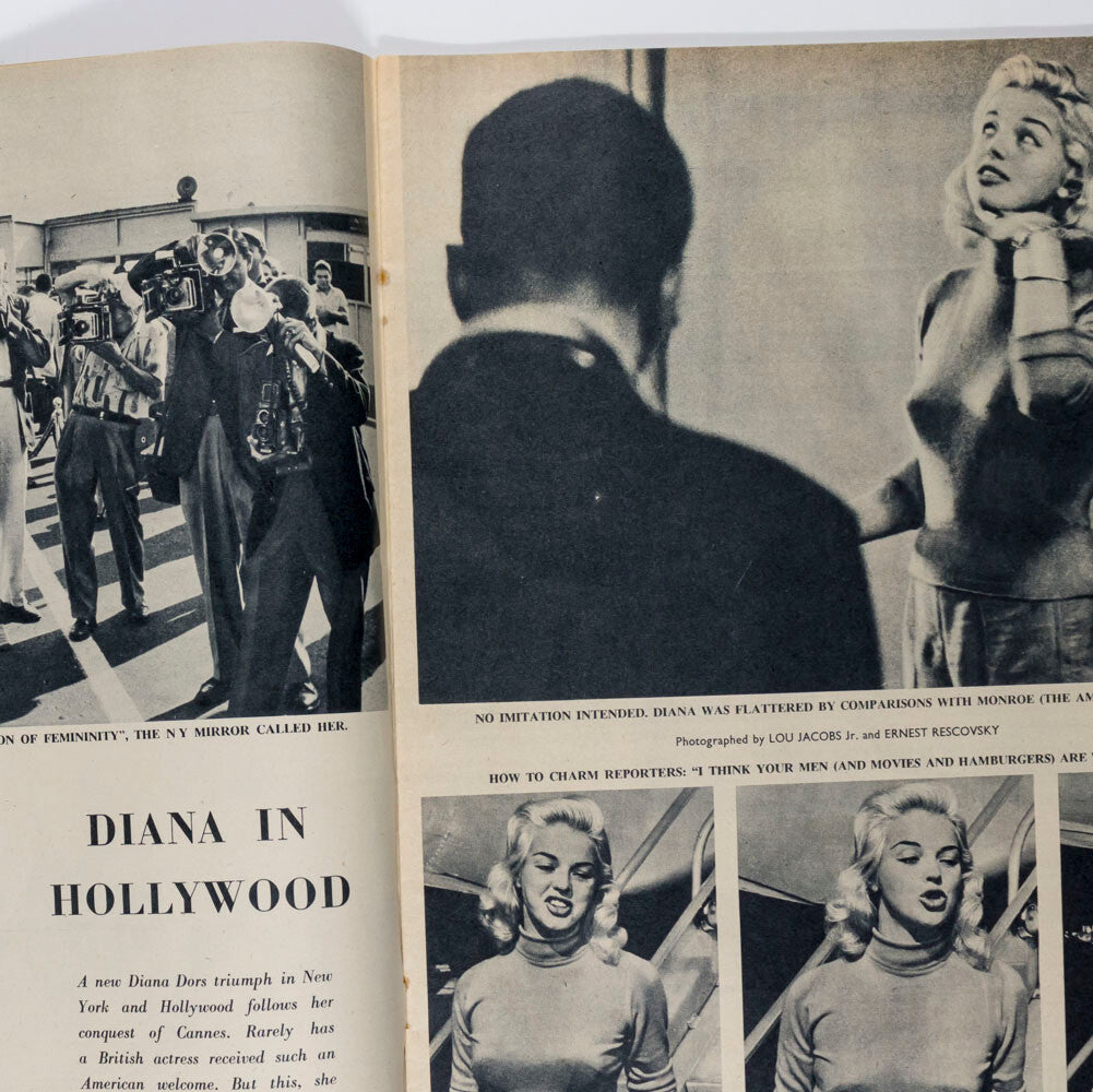 MARILYN MONROE Milton Greene DIANA DORS  Rare PICTURE POST magazine 14 July 1956