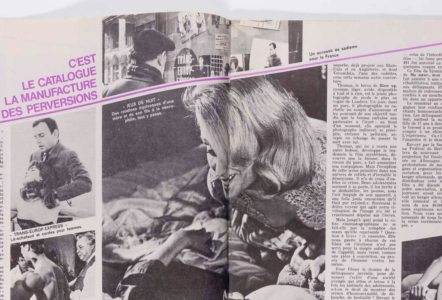 VERUSCHKA Blow Up DAVID HEMMINGS Sylvie Vartan CANDIDE March 1966 Lord Snowdon