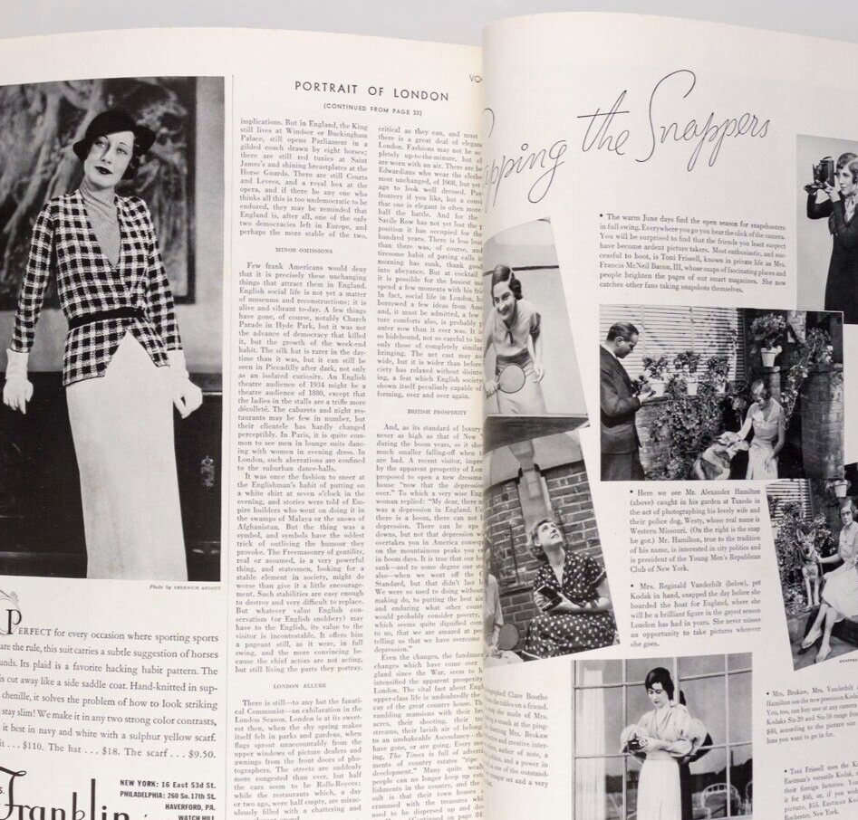 Paris Collections US VOGUE June 1934 Benito CECIL BEATON Horst Toni Frissell RBW