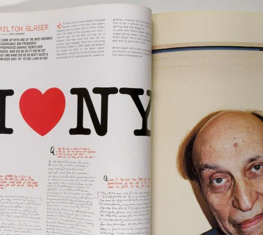CORINNE DAY Milton Glaser DAZED & CONFUSED magazine November 2000 Fischerspooner