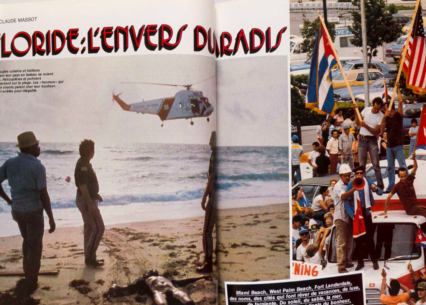 CHARLOTTE RAMPLING Sydne Rome DAYTONA BEACH Golf L'OFFICIEL HOMMES April 1982 28