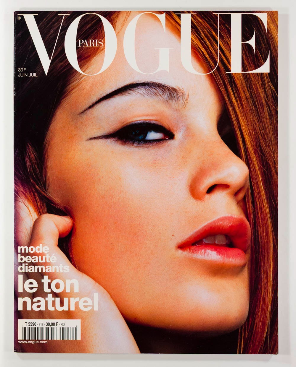 Carolyn Murphy NATALIA VODIANOVA Carmen Kass  PARIS VOGUE June 2001  Marc Jacobs