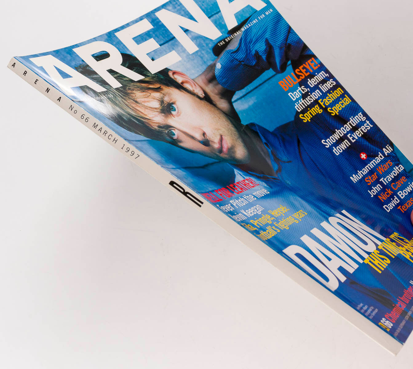 DAMON ALBARN Nick Cave DAVID BOWIE Arena March 1997 BIJOU PHILLIPS Bruce Weber