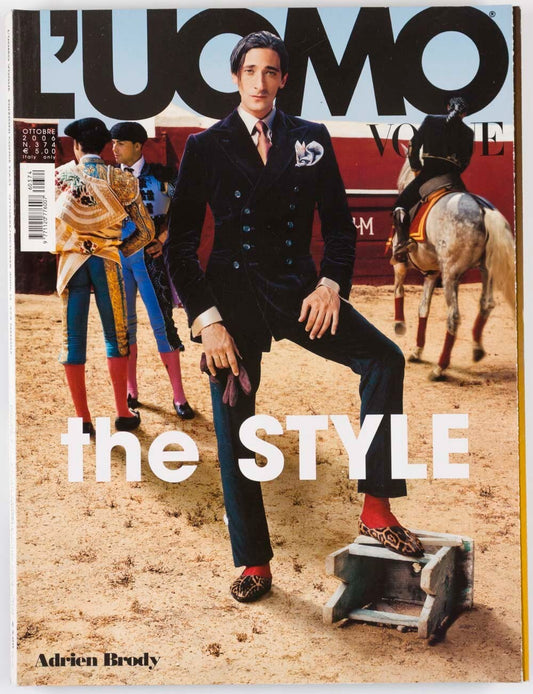 Adrien Brody JEFF AQUILON Jeremy Irons L'UOMO VOGUE October 2006 Bruce Weber