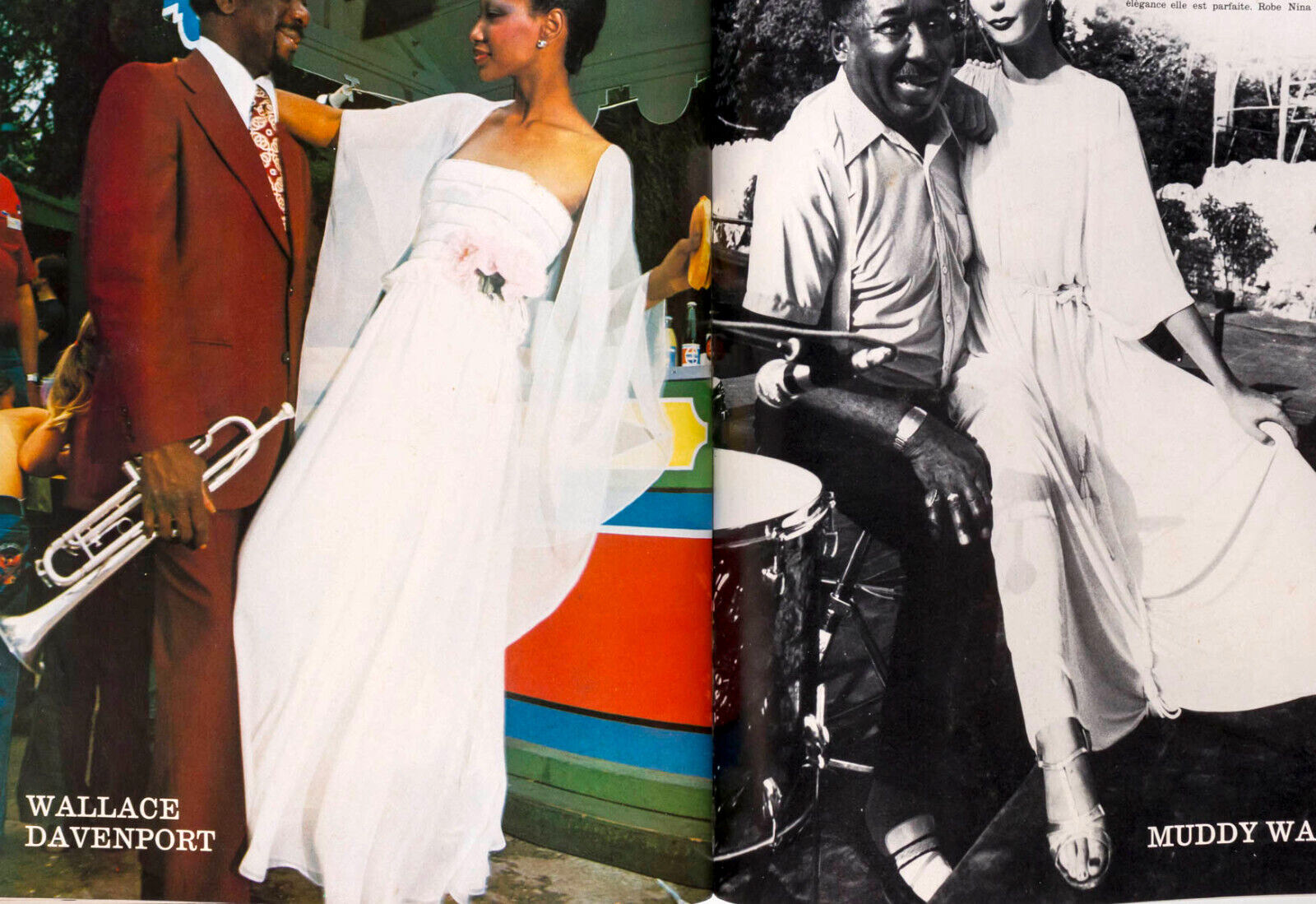 SYLVIE VARTAN Count Basie JAZZ Dizzy Gillespie SKIWEAR L'Officiel 1977 November