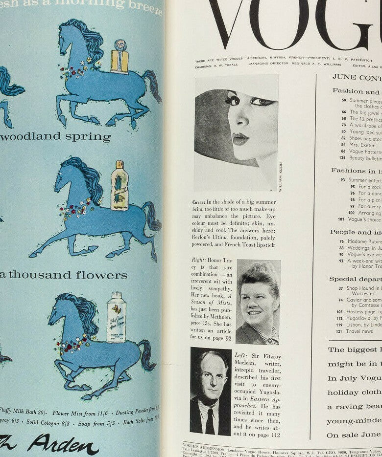 WILLIAM KLEIN David Hicks BAILEY Duffy  VOGUE magazine June 1961  Henry Moore HK