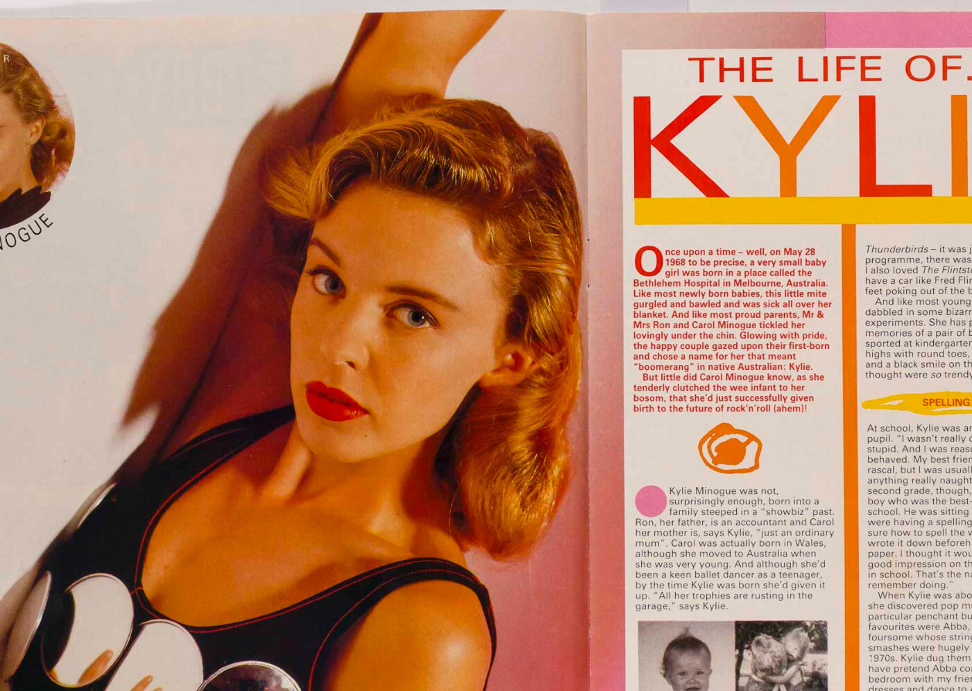Madonna KYLIE MINOGUE Lisa Stansfield GNR Smash Hits April 1987 The Cure U2 FYC