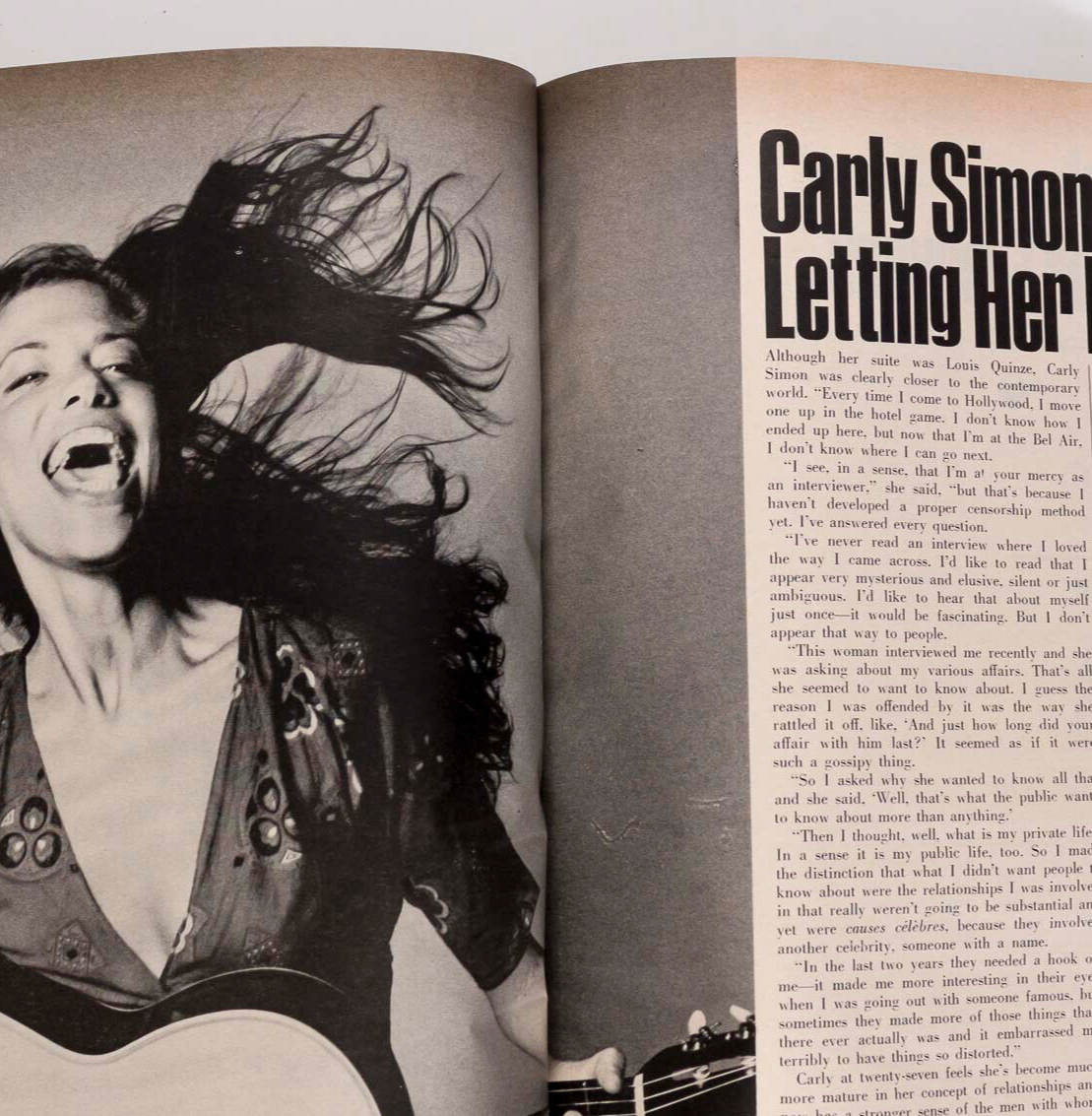 Barbra Streisand GEORGIA O'KEEFE Anjelica Huston SKI Carly Simon HARPER'S BAZAAR