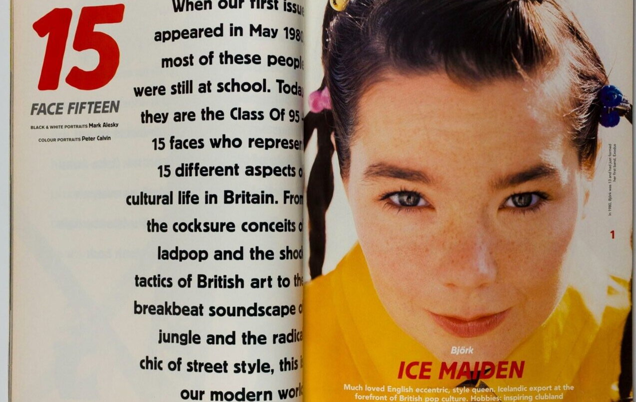 Nadja Auermann KRISTEN McMENAMY Tricky ELIZABETH HURLEY The Face magazine May 95