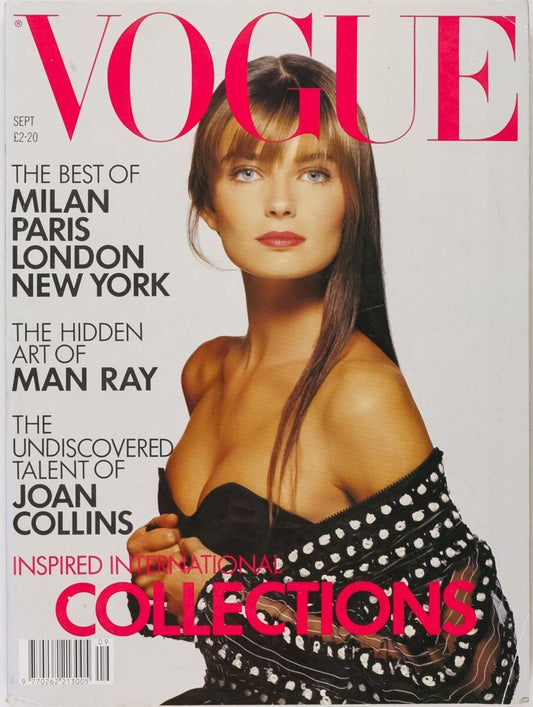 PAULINA PORIZKOVA Azzedine Alaia CINDY CRAWFORD Yasmin Le Bon VOGUE Magazine VTG