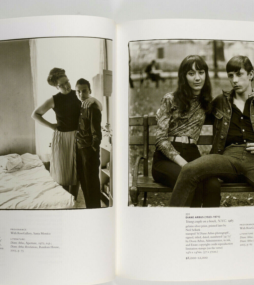 DIANE ARBUS Photographs AUCTION catalogue CHRISTIE'S New York 2008 Penelope Tree