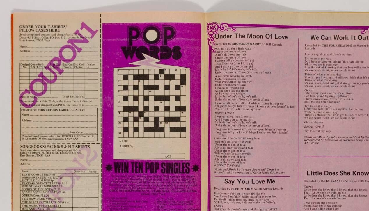 Fleetwood Mac EDDIE & THE HOT RODS Bonnie Tyler DISCO 45 magazine 74 Dec 1976 UK