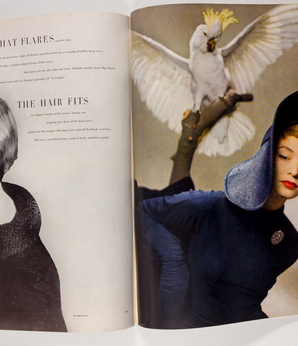 LEE MILLER Erwin Blumenfeld Lanvin SCHIAPARELLI Balmain VOGUE magazine May 1949