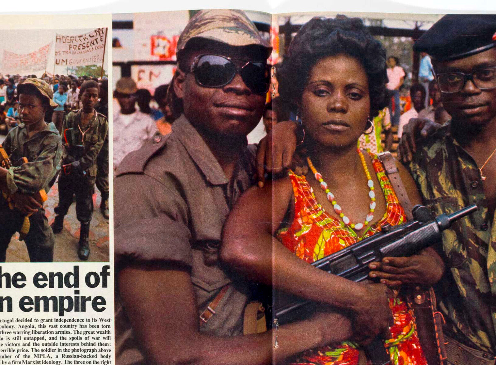 Angola DON McCULLIN Georgette Heyer BOB DYLAN Sunday Times magazine 1975 October