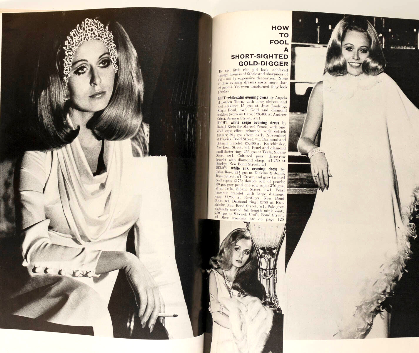 Marisa Berenson RALPH STEADMAN VAUGHAN Kaffe Fassett QUEEN Magazine October 1968