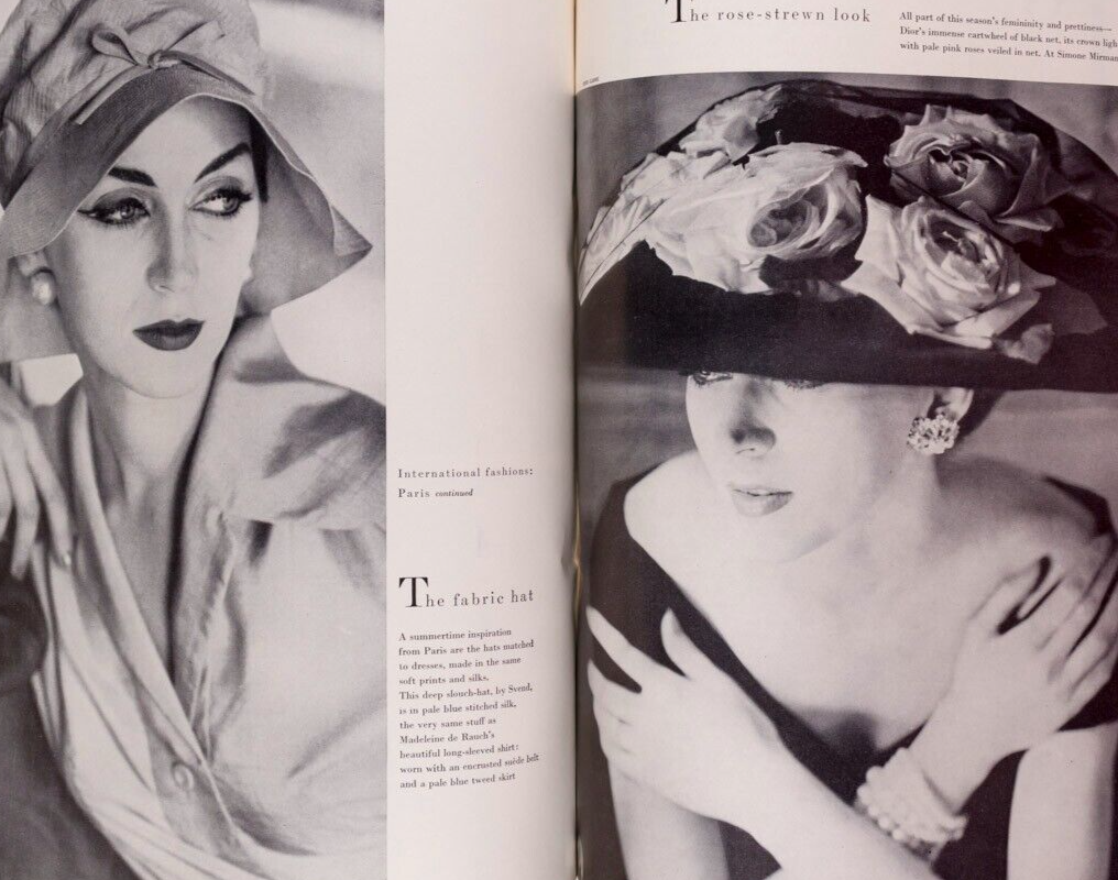 SIMONE D'AILLENCOURT Norman Parkinson GRACE KELLY vtg GRUAU Richard Burton VOGUE