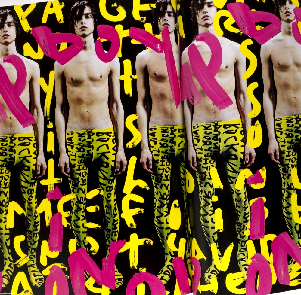 RAF SIMONS edit i-D WILLY VANDERPERRE Stephen Sprouse LARRY CLARK February 2001