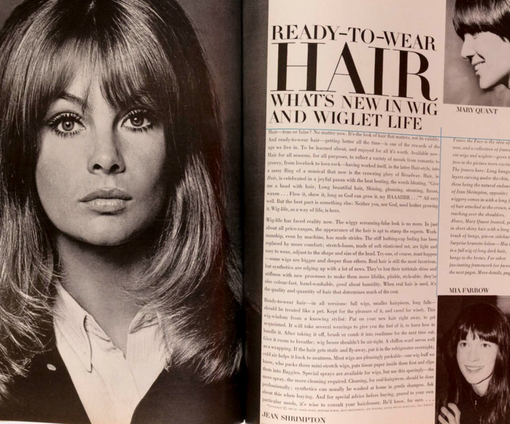 Lauren Hutton VERUSCHKA Rubartelli Vogue July 1968 Jean Shrimpton PENELOPE TREE
