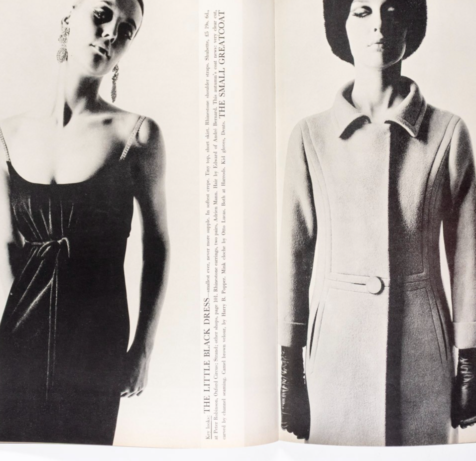 JILL KENNINGTON Helmut Newton OSSIE CLARK Vogue 1965 August 60th birthday gift