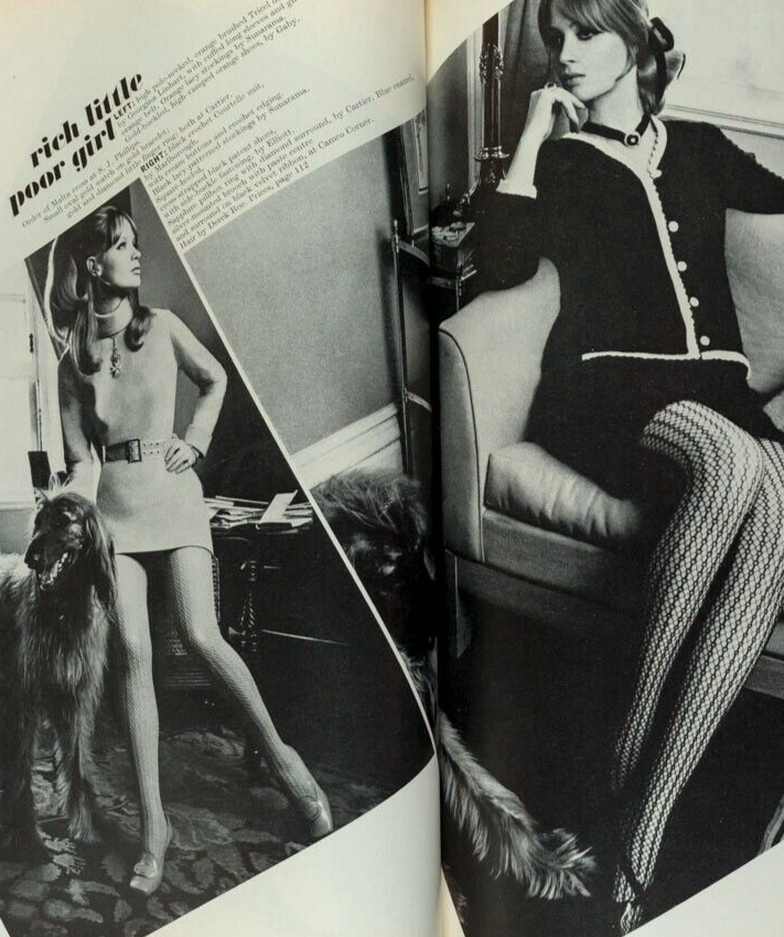 Penelope Tree CELIA Lotte Lenya GENEVIEIVE WAITE  Queen magazine September 1967