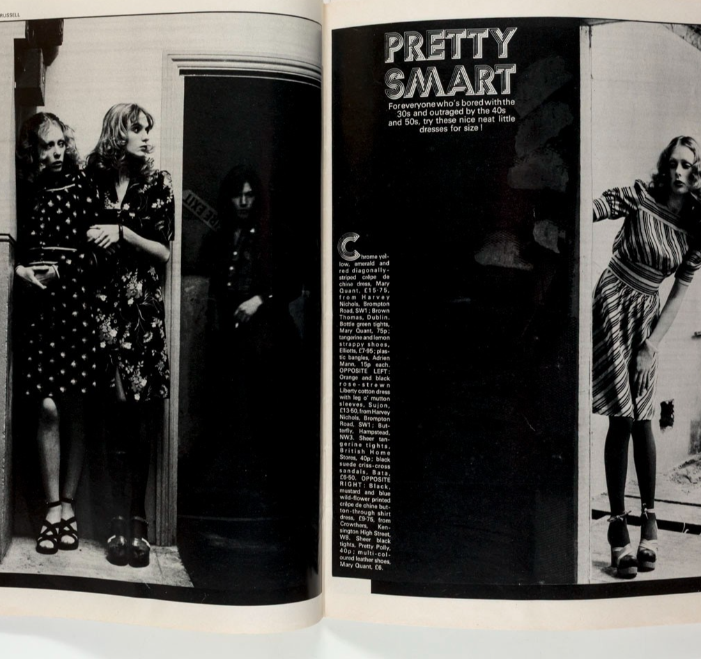 RICHARD ROUNDTREE Ken Loach VIVIENNE LYNN  Honey magazine March 1973 Mary Quant