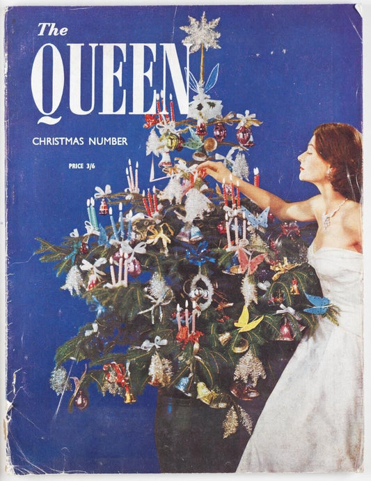 David Olins MASKED XMAS BALL Powell & Pressburger ~ QUEEN magazine December 1955