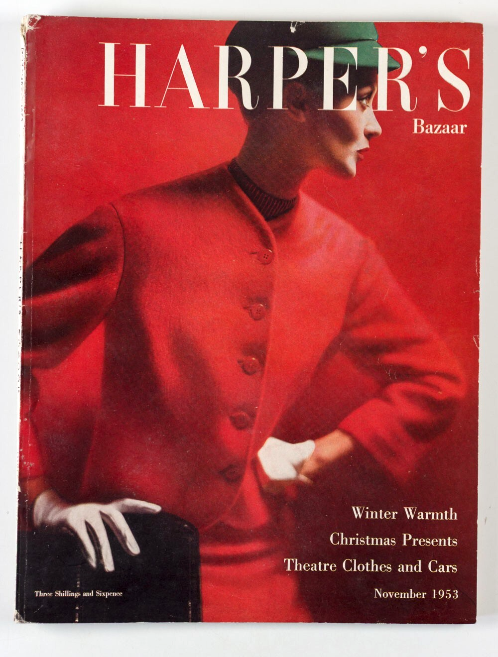 BARBARA MULLEN Cars LILLIAN BASSMAN Harpers Bazaar magazine 1953 November WINTER