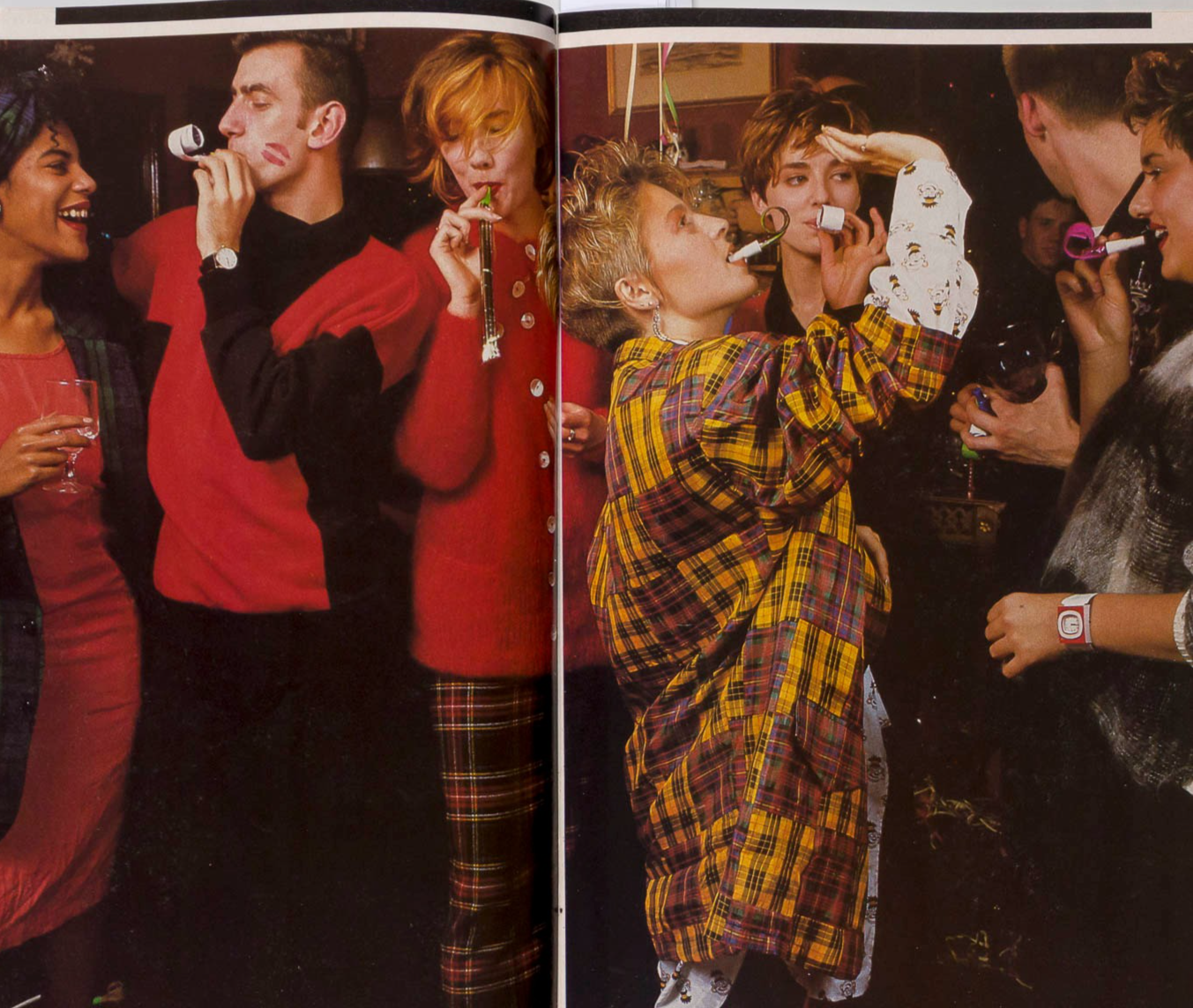 JUDY BLAME Andrew Logan MIDGE URE Lorenzo Lamas 19 MAGAZINE December 1984 vtg UK