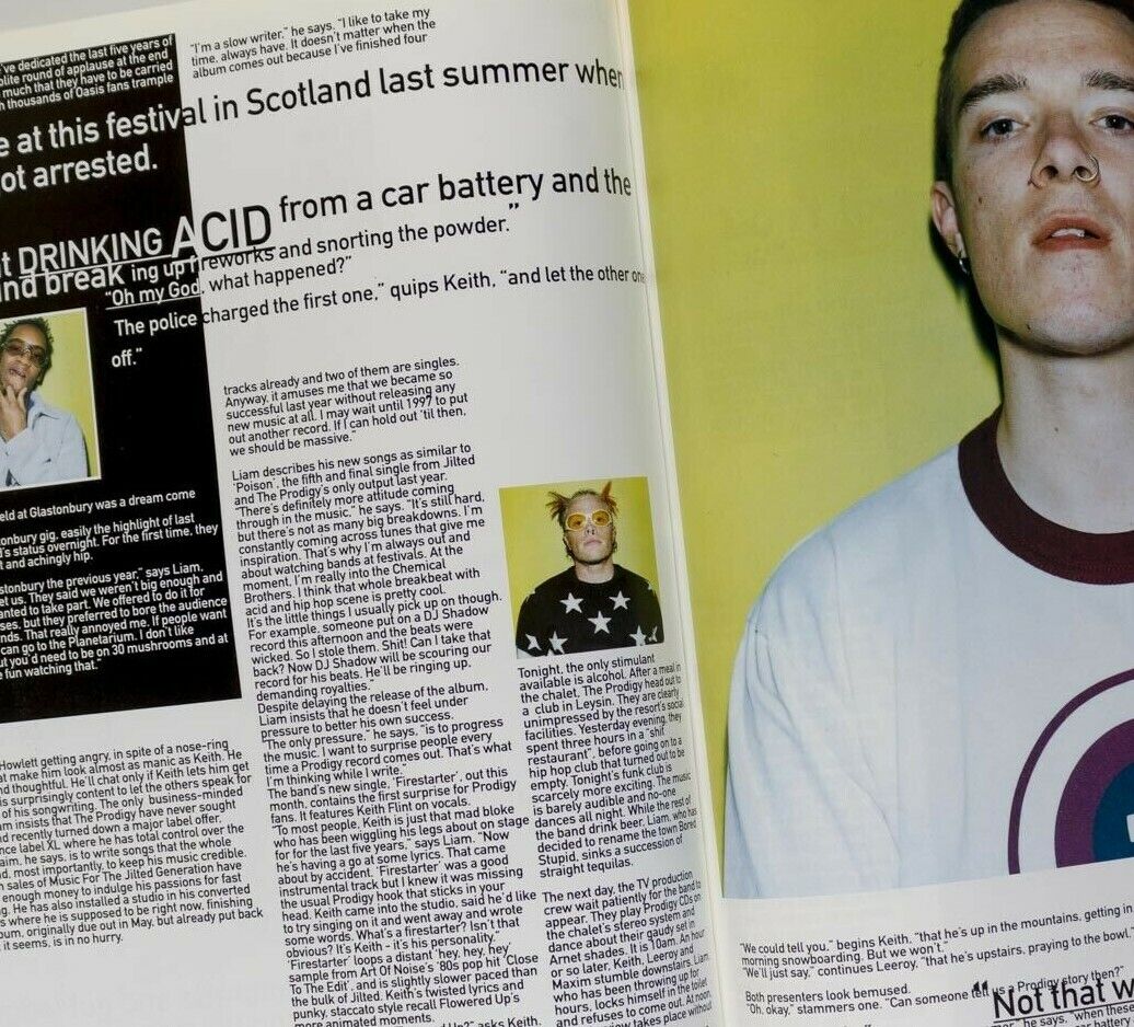 DAMON ALBARN DaftPunk KLF The Prodigy LARRY CLARK Iggy Pop BLAH Magazine #1 1996