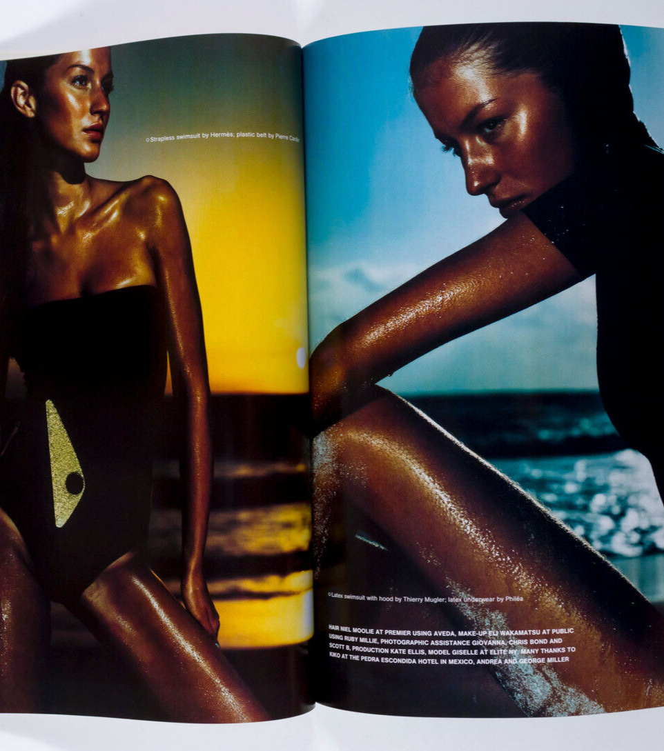 Stussy ADIDAS Hermes ELAINE CONSTANTINE Gisele THE FACE magazine August 1999 vtg