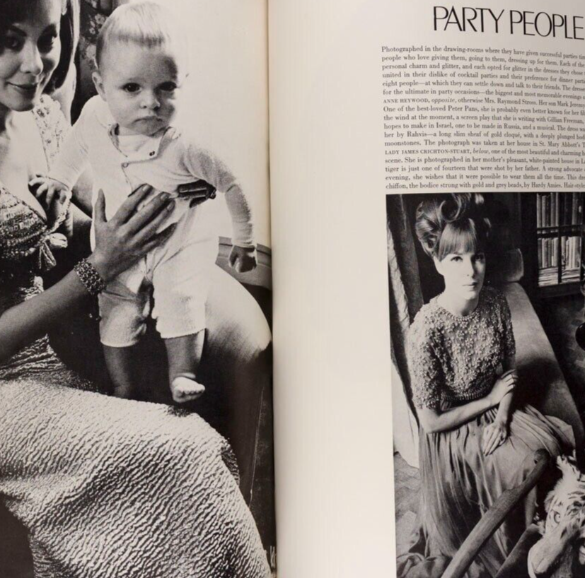 Ina Balke CELIA HAMMOND Tania Mallet BEATLES Anouk Aimee YSL David Hockney VOGUE