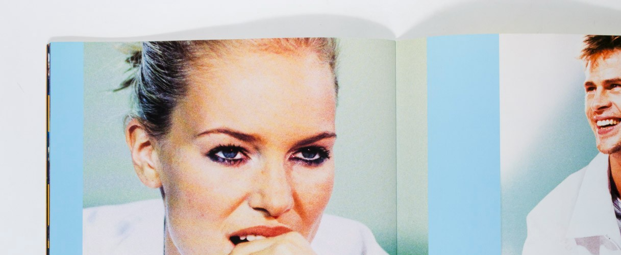 Emma Balfour MARK VANDERLOO Peter Lindbergh DKNY Spring 1996 lookbook catalogue