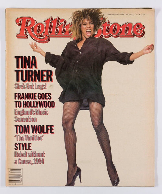 Tina Turner FRANKIE GOES TO HOLLYWOOD Tom Wolfe -NO LABEL Rolling Stone magazine