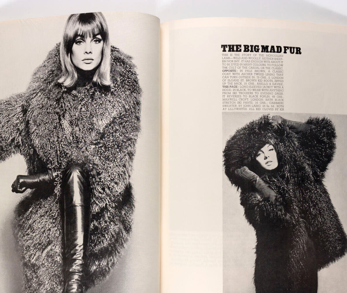 Audrey Hepburn JEAN SHRIMPTON Briget Riley VOGUE January 1964 DUFFY Wedge BEATON
