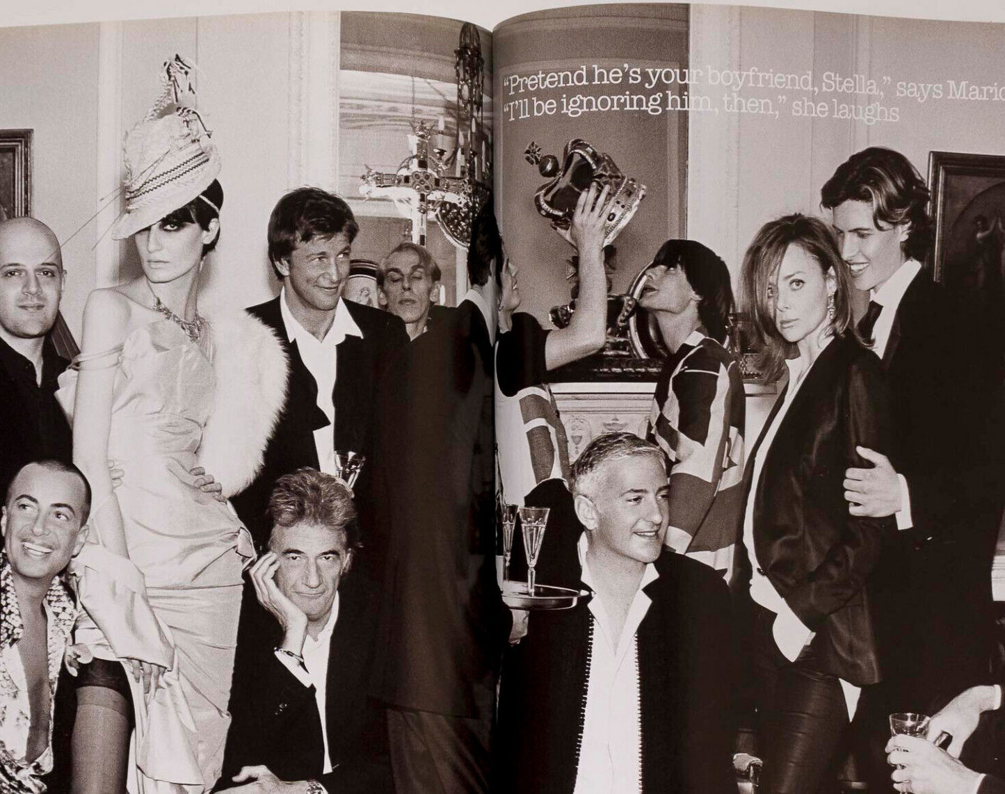 ELTON JOHN Elizabeth Hurley CORINNE DAY Vogue December 2002 Nick Kamen TESTINO