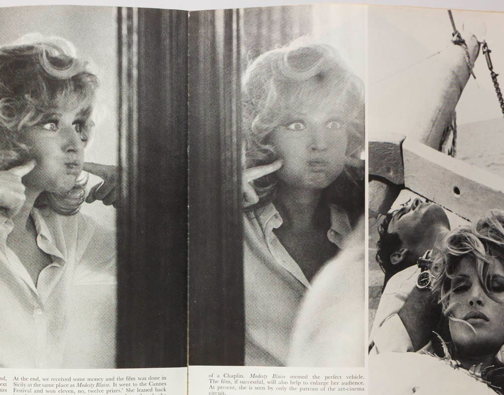 MONICA VITTI Jill Kennington JOHN COWAN Queen magazine 6 October 1965 Eve Arnold