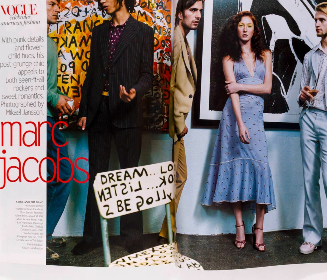 Sarah Jessica Parker BOYD HOLBROOK Vogue February 2002 Currin PEYTON Marc Jacobs