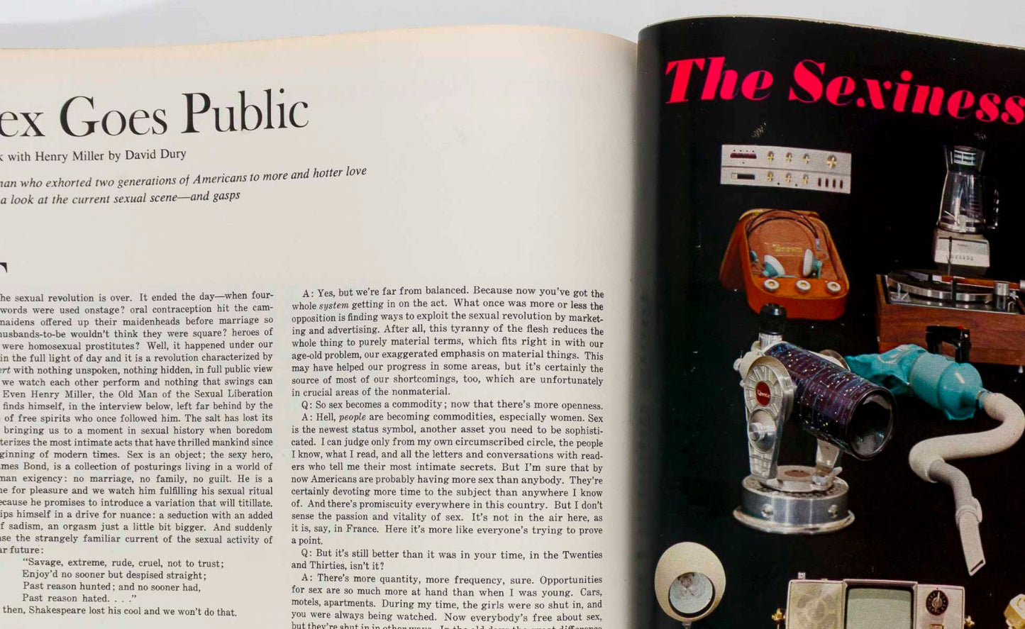 Stanley Kubrick 2001 William Burroughs ESQUIRE May 1966 Robert Vaughn CIA Spies