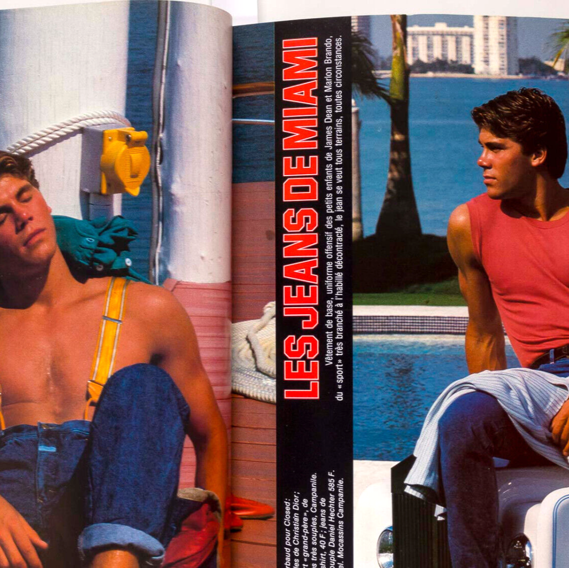 CHARLOTTE RAMPLING Sydne Rome DAYTONA BEACH Golf L'OFFICIEL HOMMES April 1982 28