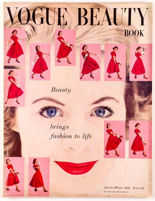 Fiona Fulton ERIC STEMP Barbara Goalen VOGUE Beauty Book UK 1956 Dior ANNIE ROSS