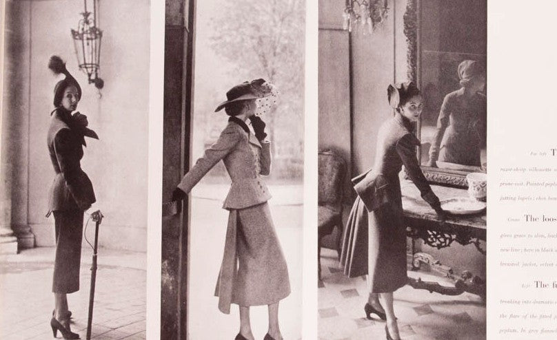 Jean Patchett IRVING PENN Cecil Beaton TOM KEOGH Vogue magazine October 1948 vtg