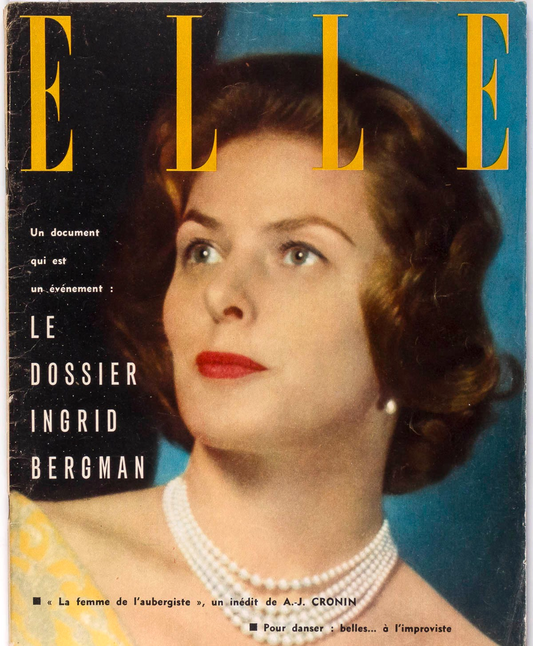 INGRID BERGMAN Sophie Grandval Byzantine dollhouse TINTIN IN TIBET Elle magazine
