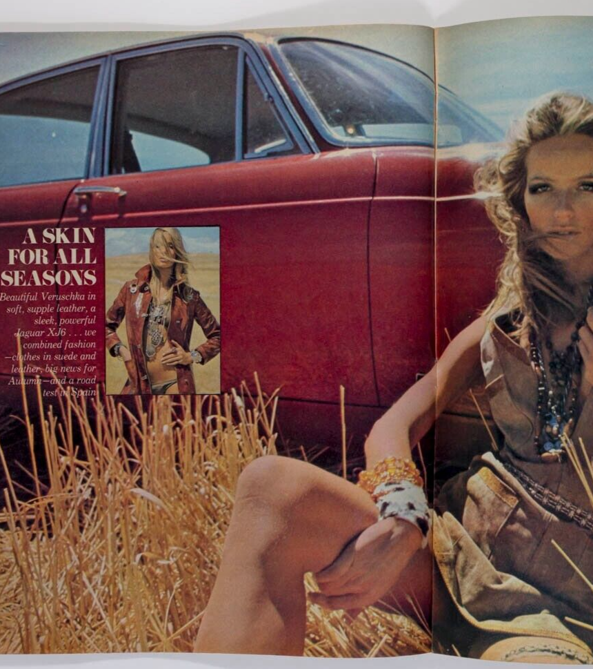 Veruschka XJ6 Jacqueline Inchbald ALLEN GINSBERG Jack Webber  TELEGRAPH magazine