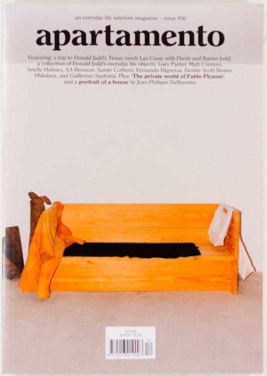 Donald Judd PICASSO Jean-Philippe Delhomme APARTAMENTO # 16 2015 AA Bronson 2016