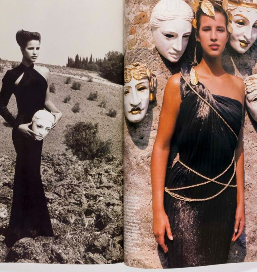 Yasmin Le Bon ISABELLE PASCO Adjani  TATLER December 1989 THOMAS PYNCHON Estefan
