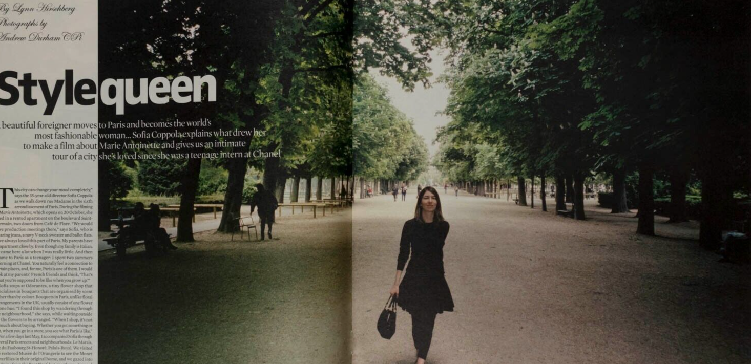 Sofia Coppola RAF SIMONS Basso Brooke RICHARD NICOLL Perou INDEPENDENT magazine