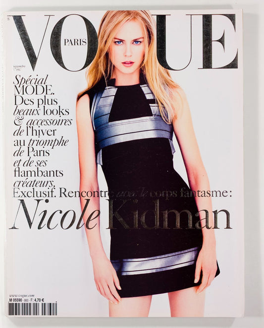 NICOLE KIDMAN Wim Wenders NICOLAS GHESQUIERE Paris Vogue September 2005 Alaia