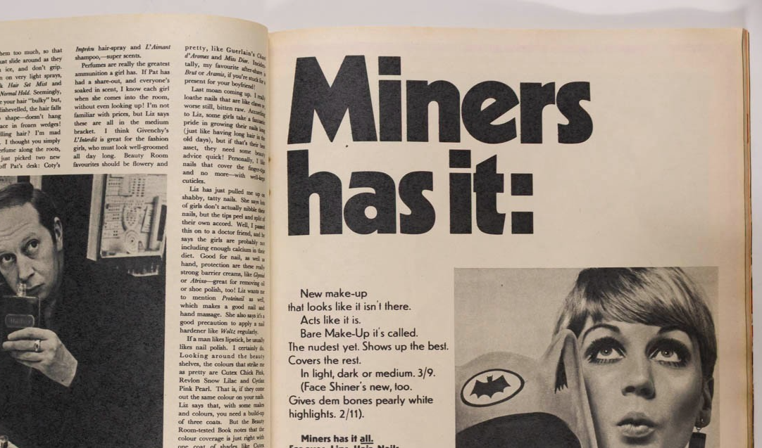 TWIGGY Mick Jagger LYNN REDGRAVE Honey magazine UK May 1967 Helmut Newton MINERS